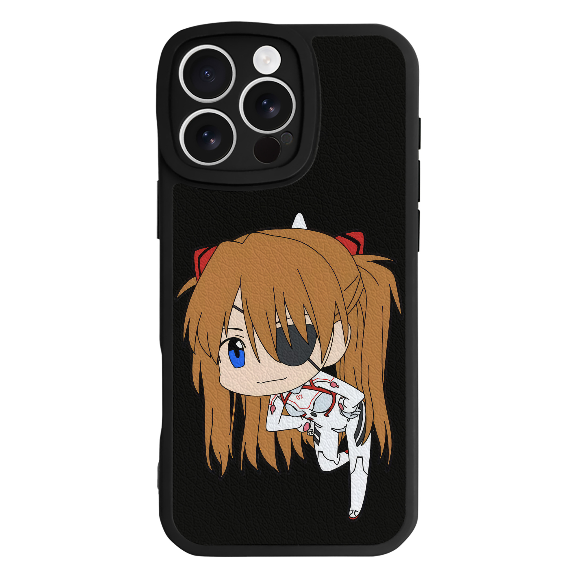 （画像用） EVA 新世紀エヴァンゲリオン 【iPhone 16シリーズ対応】シリコンスマホケース（レザー調） 材質：シリコン